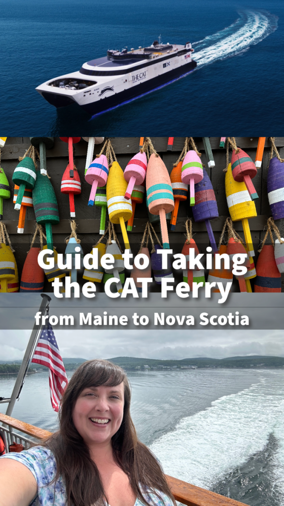 guide to taking the cat ferry from maine to nova scotia pin